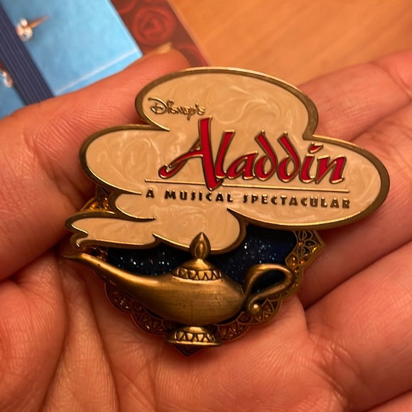 Disney | Jewelry | Disneys Aladdin A Musical Spectacular Pin | Poshmark